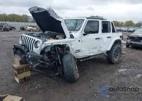 2021 Jeep Wrangler Unlimited 80Th Anniversary 4X4 из США, поврежденный, VIN 1C4HJXDG7MW559144